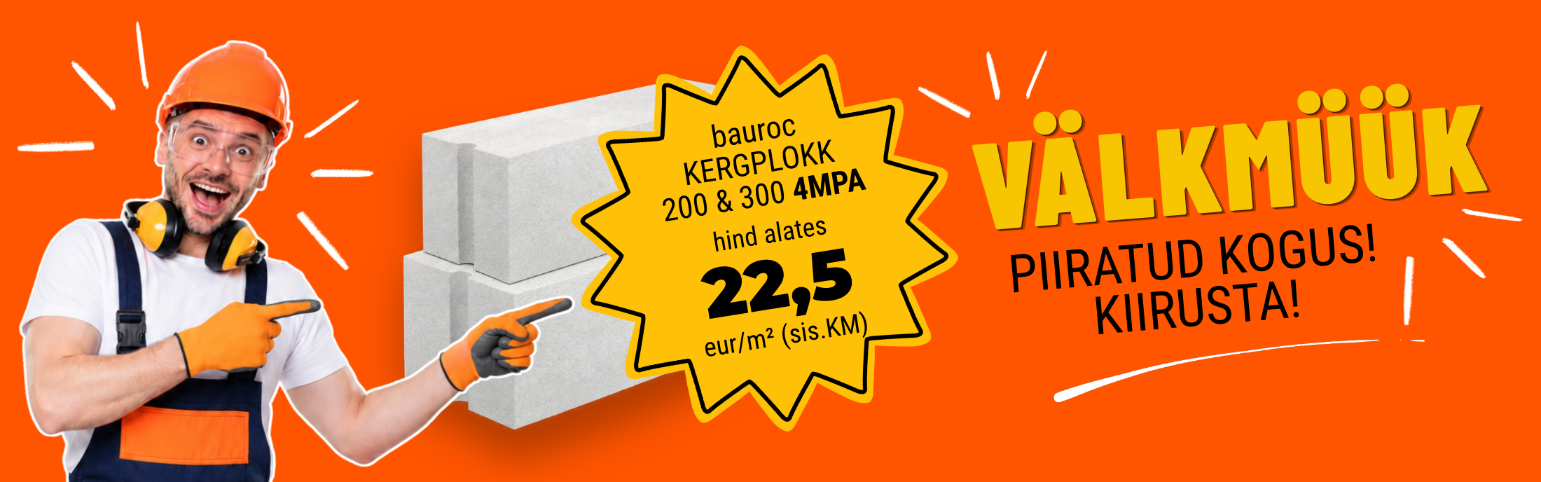 bauroc 4 MPa plokid välkmüük